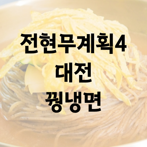 전현무계획4 대전 꿩냉면 엄기준 류수영