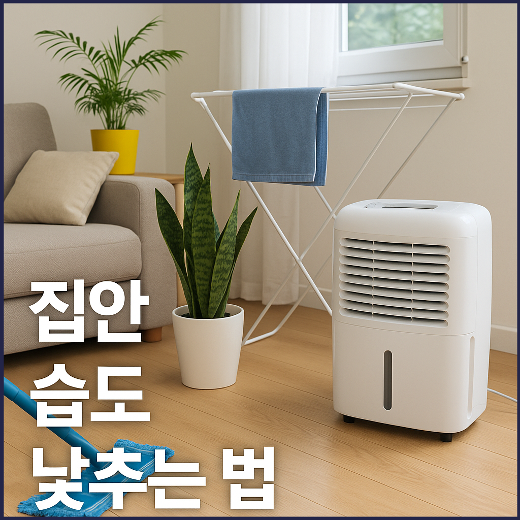 집안 습도 낮추는 방법