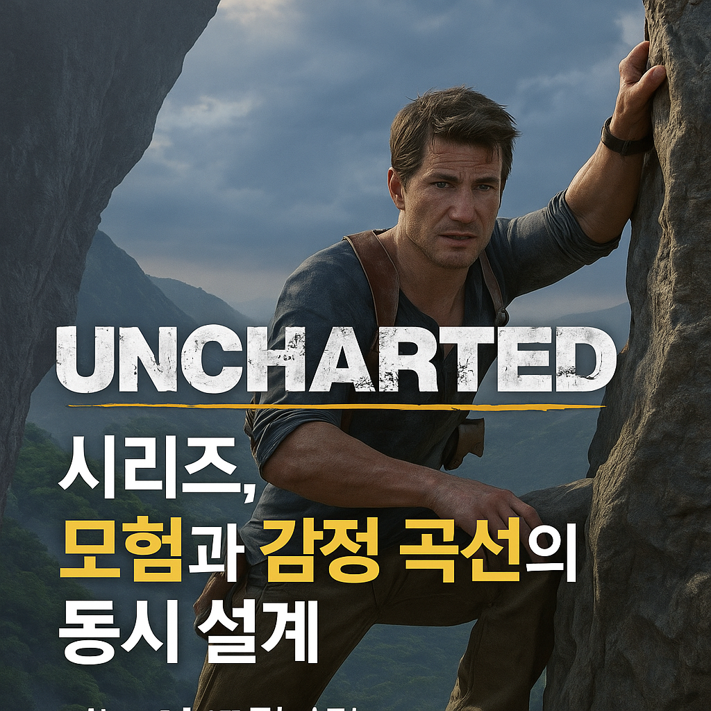 언차티드 시리즈, 모험과 감정 곡선의 동시 설계