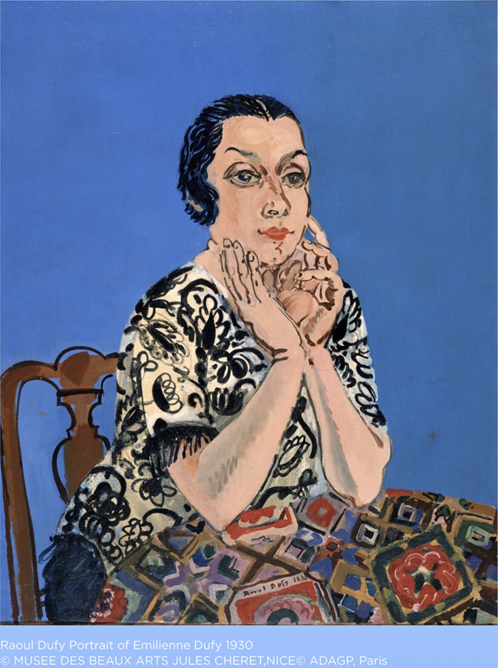 라울뒤피-Portrait of Emilienne Dufy