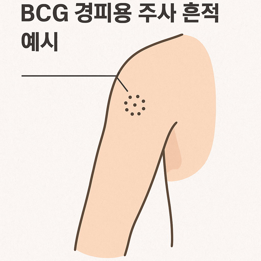 BCG 피내용 vs 경피용
