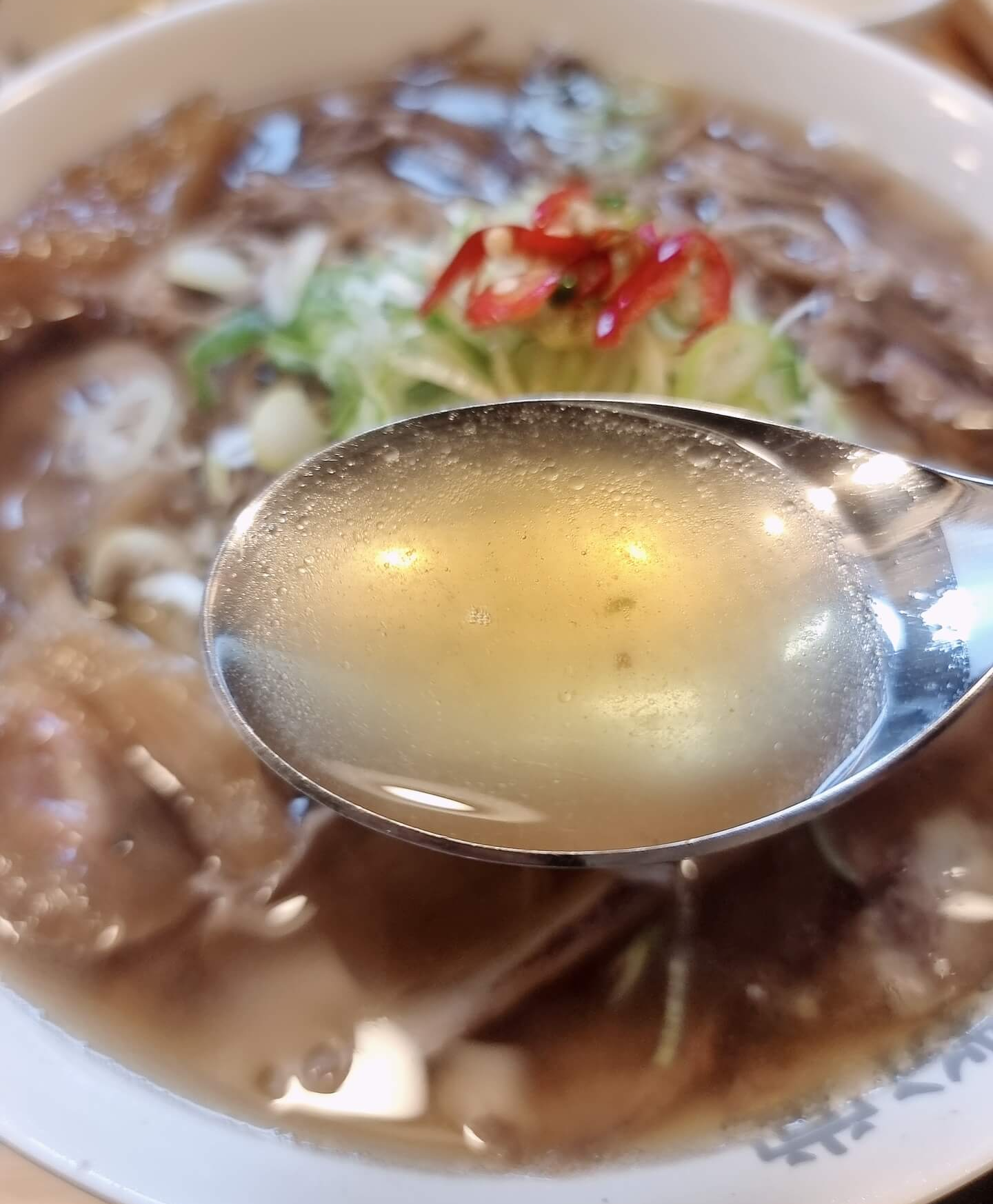 쌀국수 육수 확대 사진