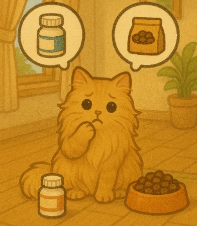 고양이 영양제 vs 사료 보충: 차이점과 효과