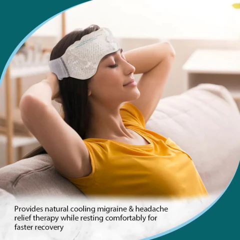 편두통-아이스팩-사용하는-모습