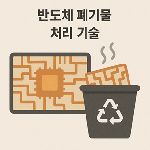 반도체 폐기물 처리 기술 관련 사진