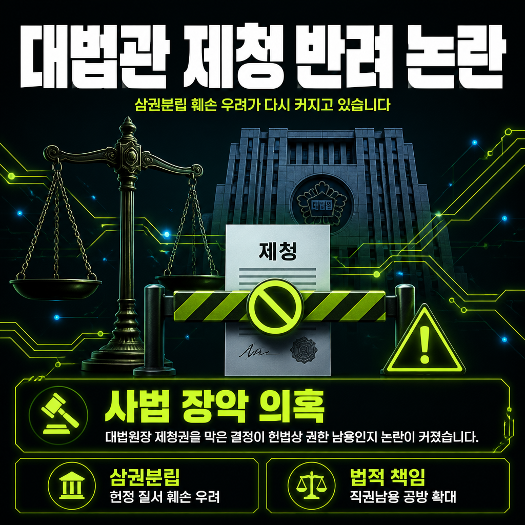 대법관 제청 반려 논란