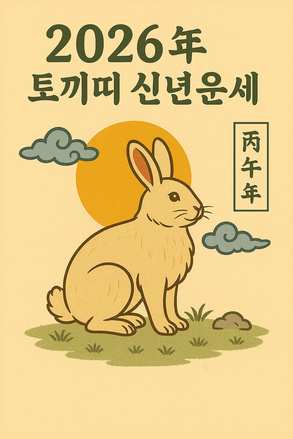 2026년 토끼띠 신년운세 이미지