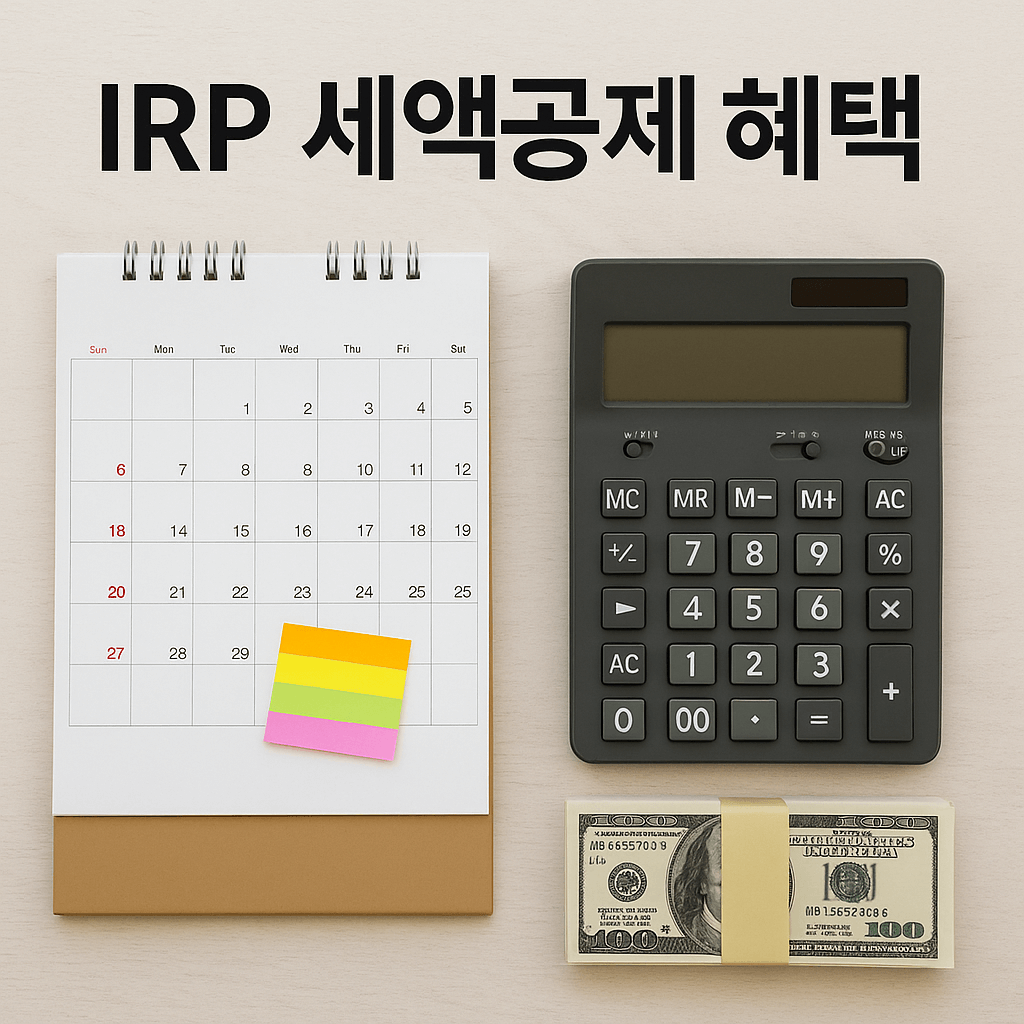 IRP계좌 개설 방법, 세액공제 혜택까지 한눈에 정리