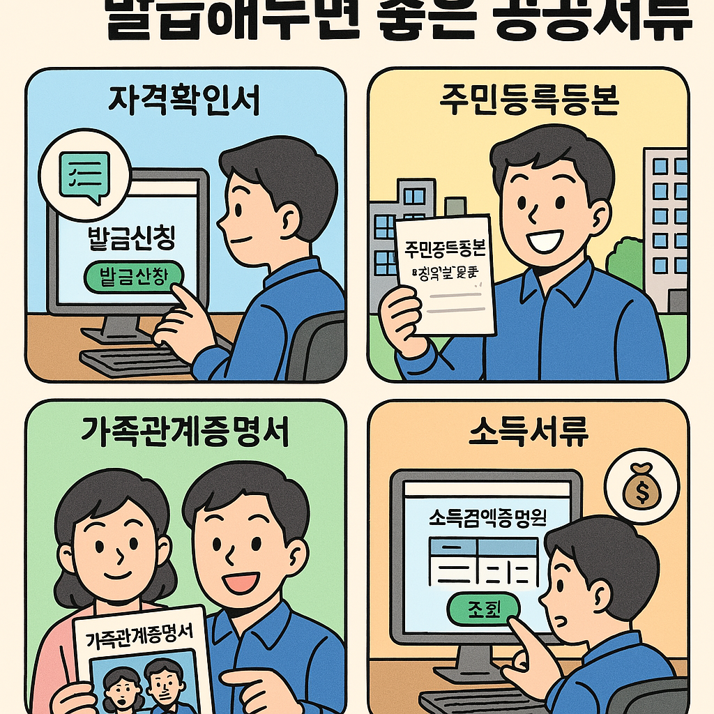 택청약 신청 전 발급해두면 좋은 공공서류