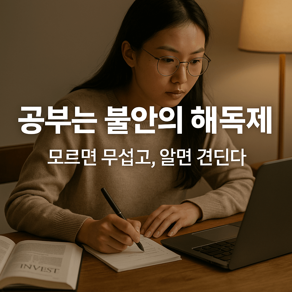 행복한 투자 습관 공부는 불안의 해독제