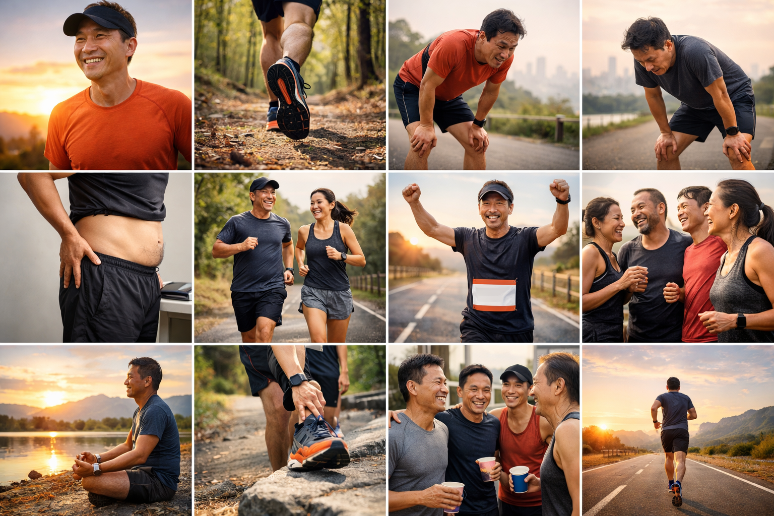 40대러닝하며 느낀점