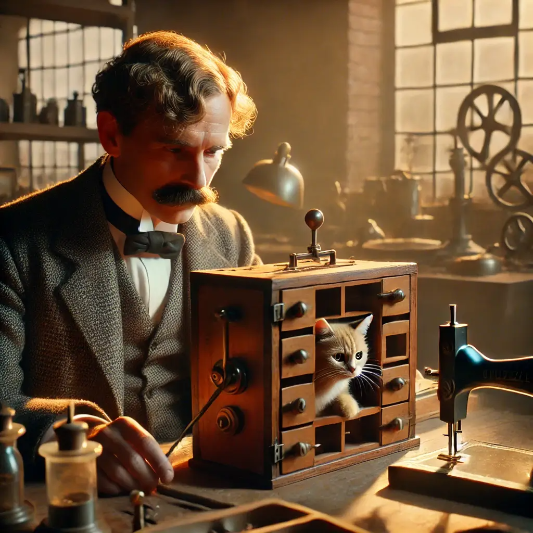 실험 하는 이미지 생성해줘 최대한 dslr 사진이나 드라마나 영화속 한 장면 같은 실사화 이미지로 생성해줘