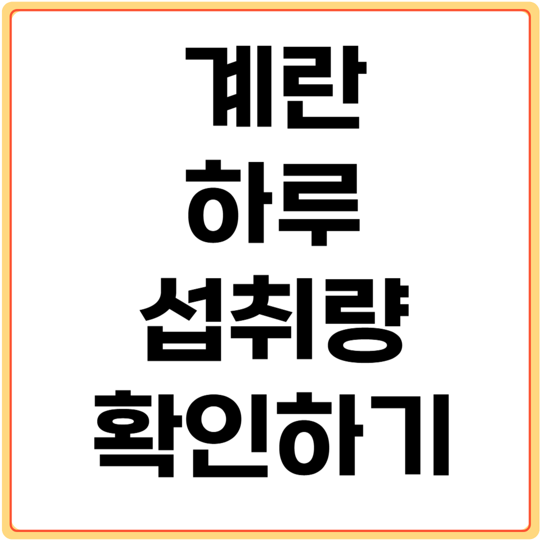 계란-하루-섭취량-알아보기