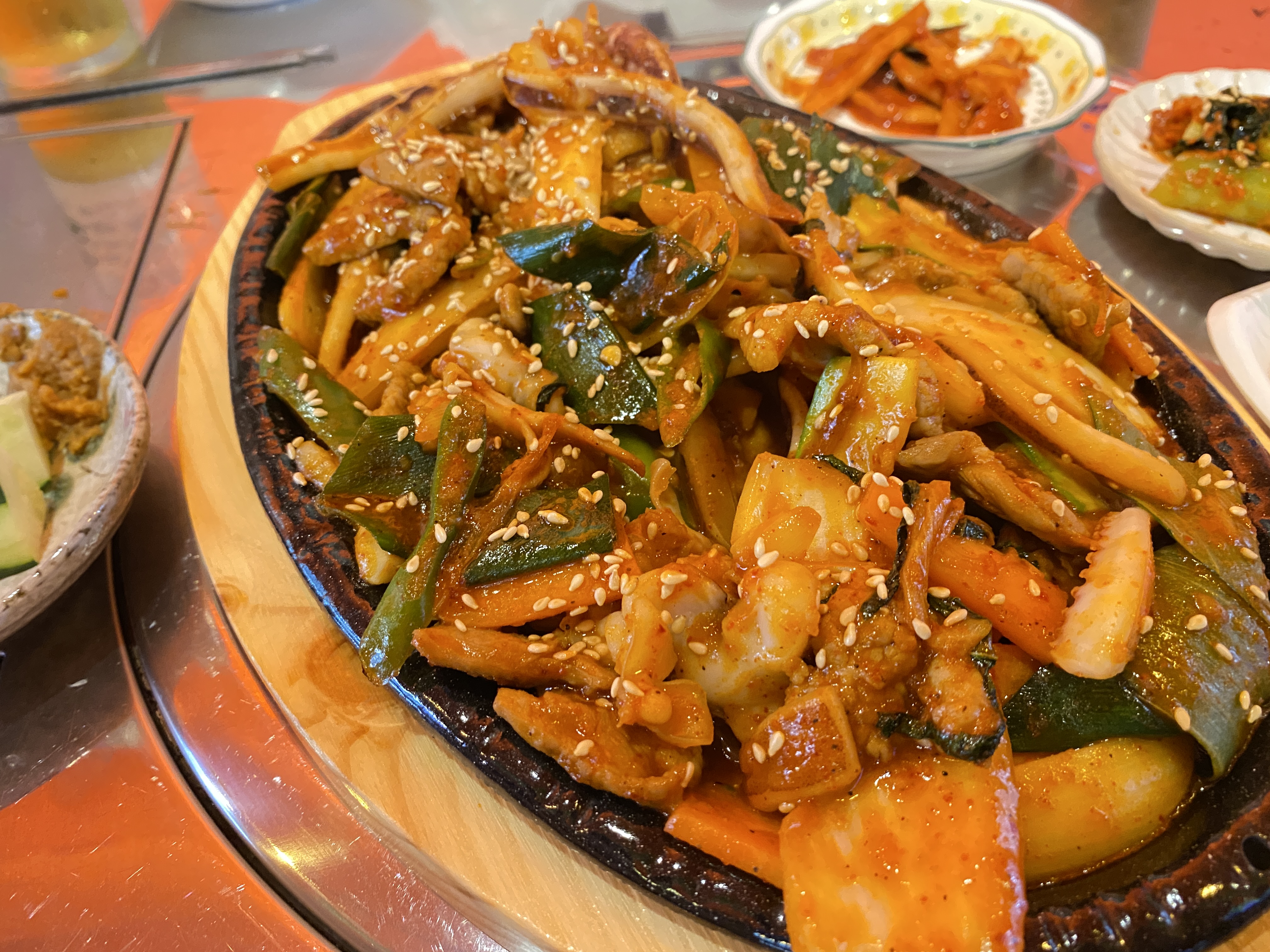 나화정동 포차 오삼제육볶음