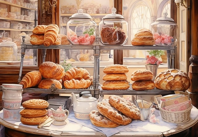 패스츄리, 빵 사진