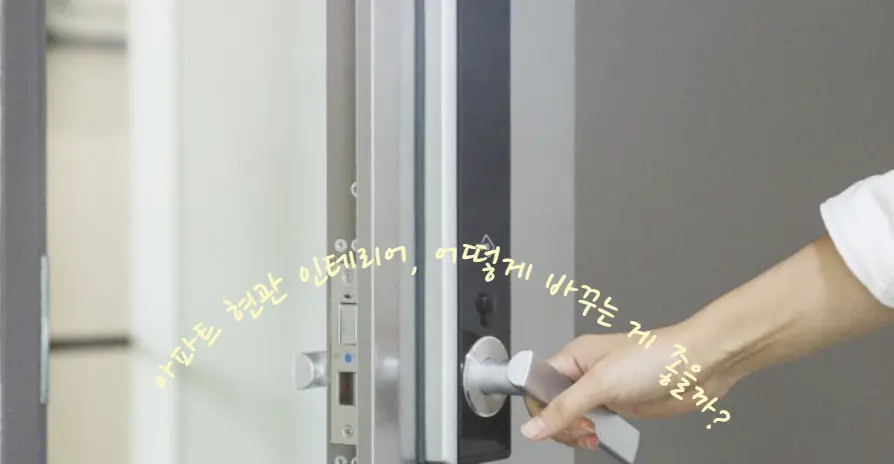 현관문·타일·신발장 인테리어, 전체 교체 vs 부분 시공 vs 필름 시공 장단점은?