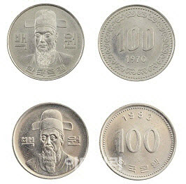 100원 동전 주화 이순신 장군 영정 저작권 장우성 후손 장모씨 고 한은 2심 1심 친일 친일파 한국은행 승소 패소 인물 화백