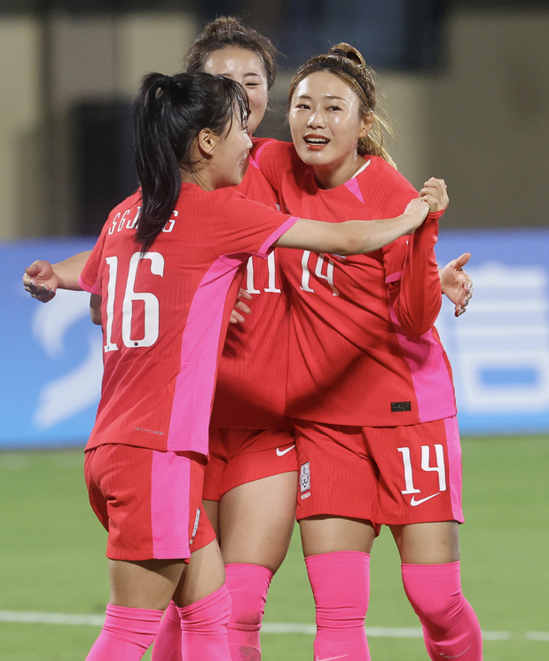 대한민국 여자 축구 대표팀 활약 모습