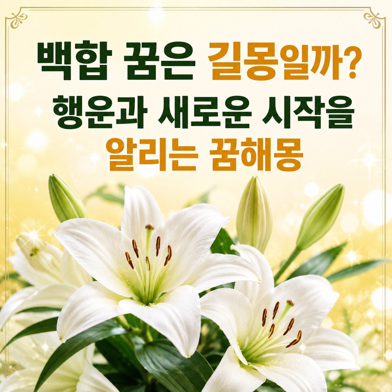 백합 꿈