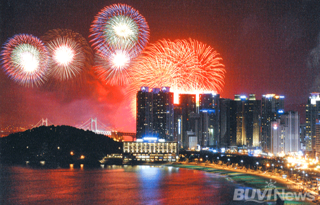 부산 광안리 불꽃축제 불꽃명당