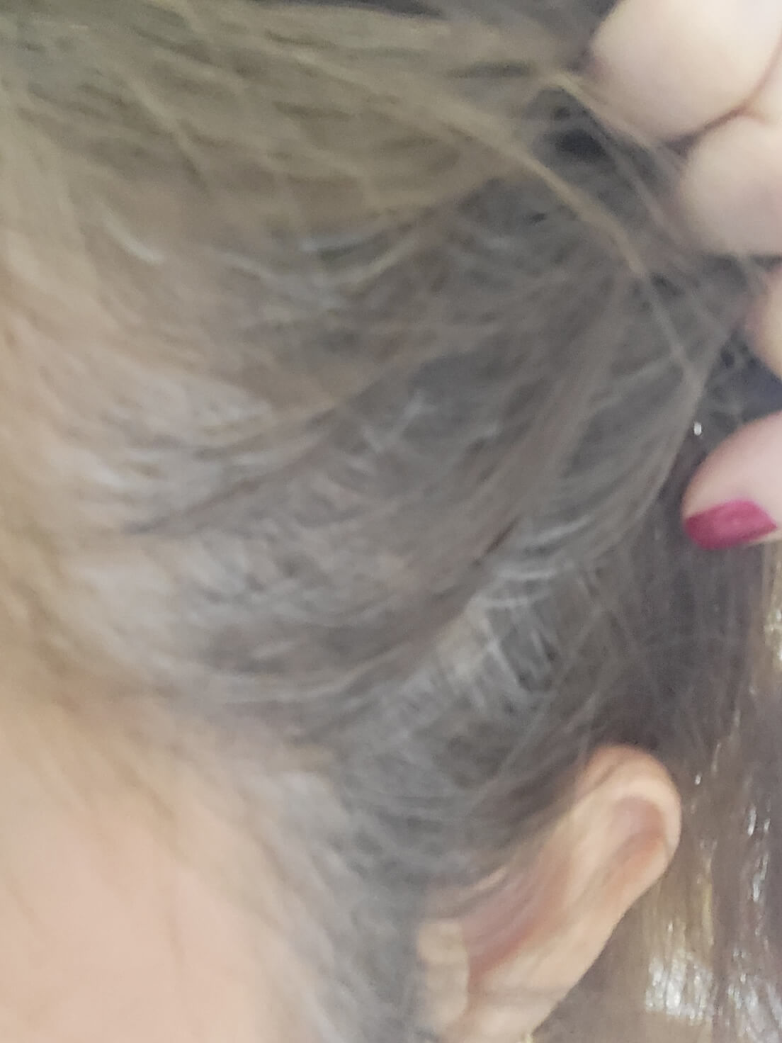 미쟝센 올뉴 헬로버블 염모제, 8MB 매트브라운 염색후