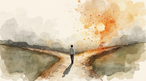 INFJ 성인의 상실감은 이상과 현실 사이의 괴리에서 비롯됩니다에 관한 그림