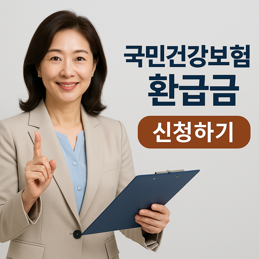 국민건강보험 환급금 신청하기