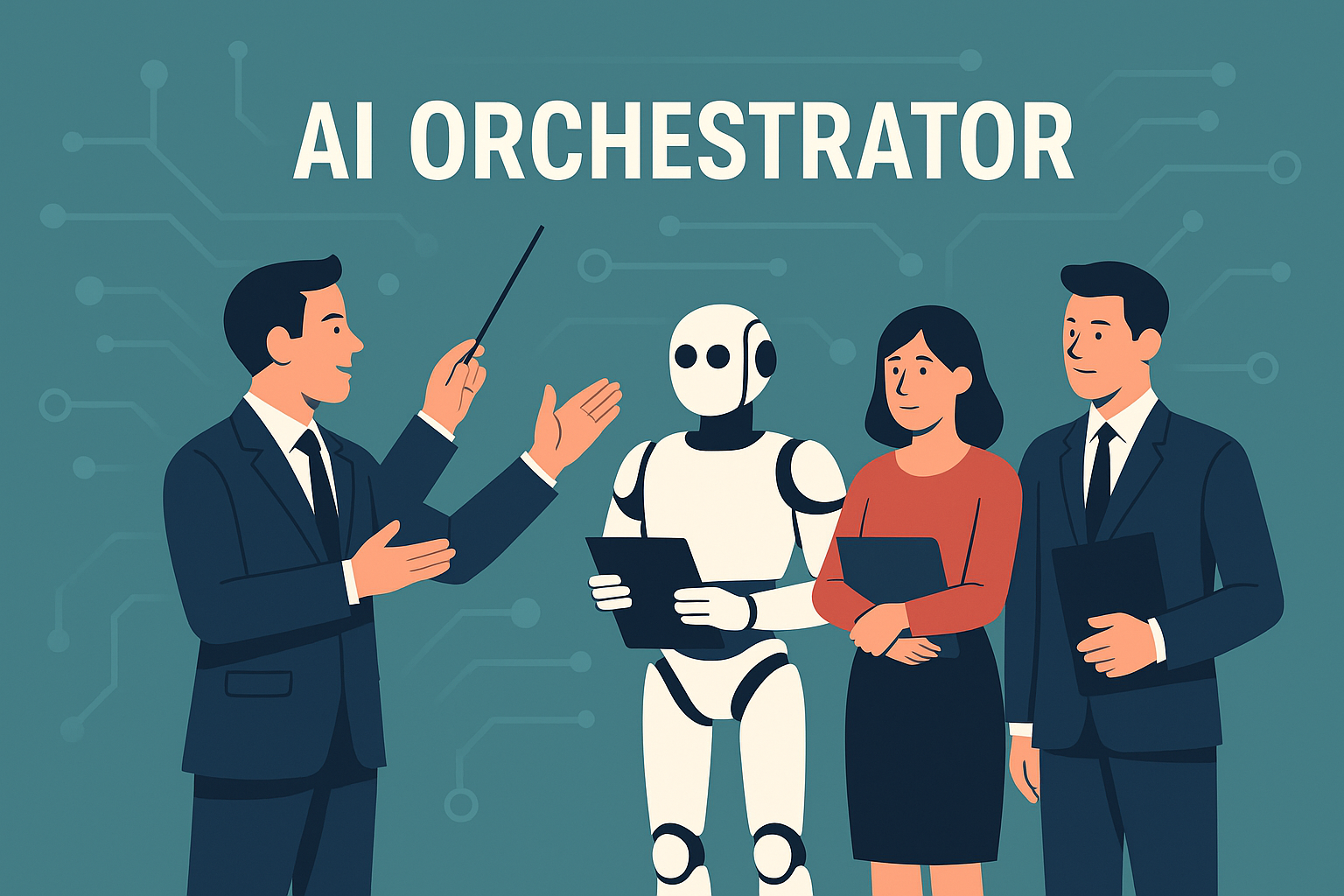 AI 오케스트레이터 리더십 관련 이미지