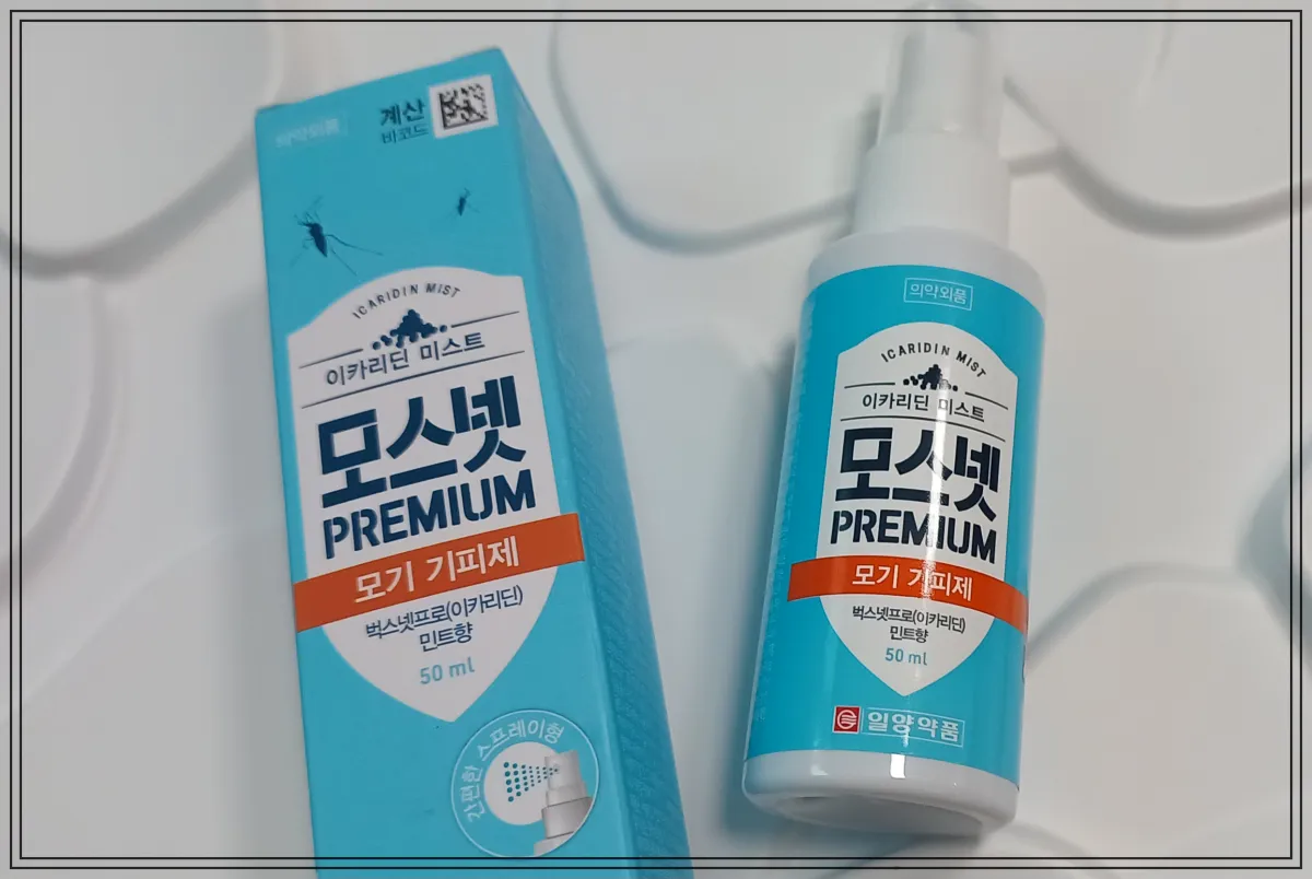 모스넷프리미엄-모기기피제-이카리딘미스트-민트향-스프레이형-일양약품