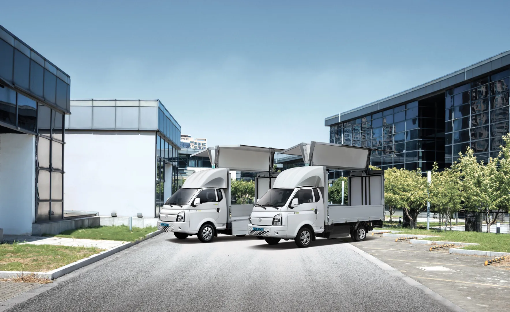 포터 2 일렉트릭 특장차 관련 이미지