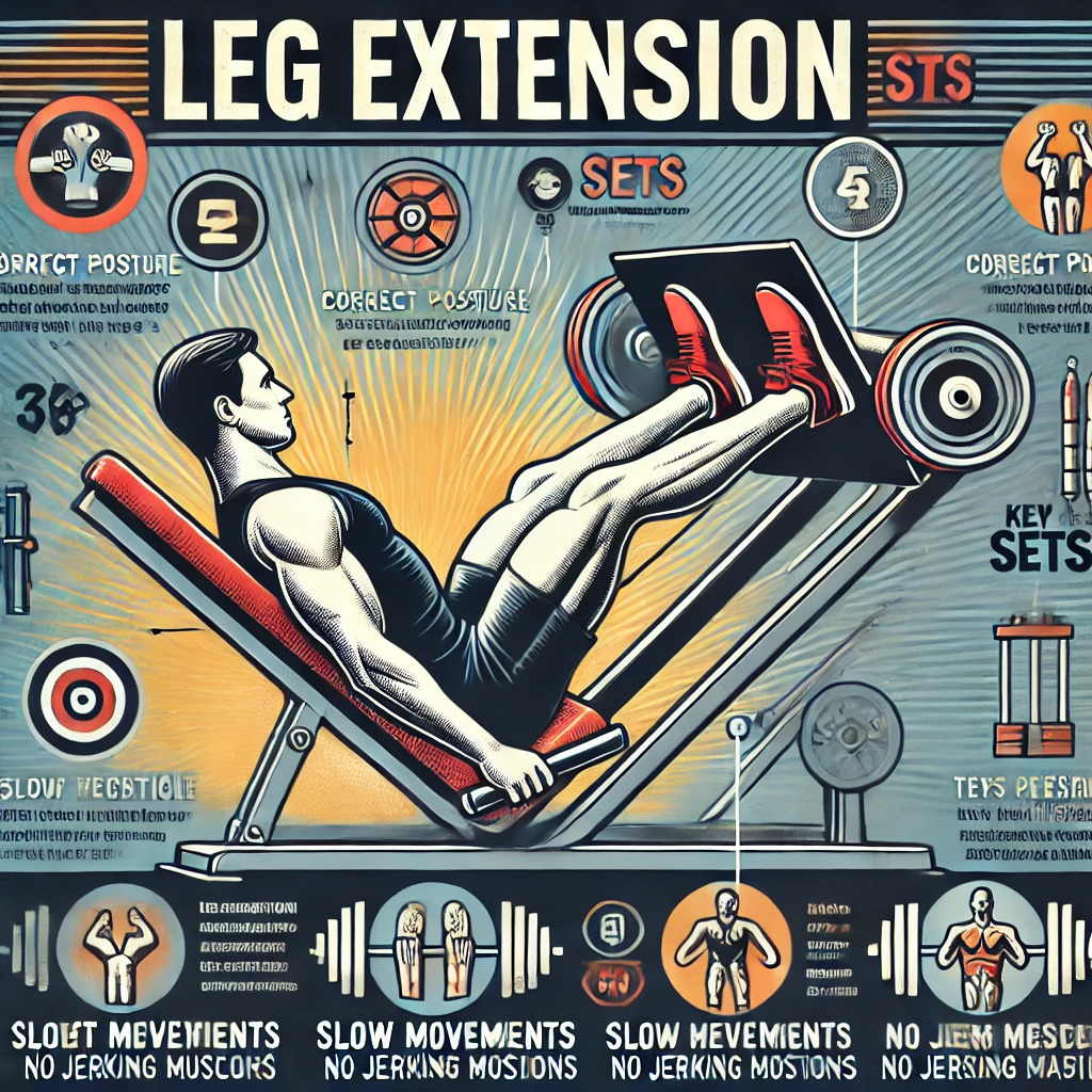 레그 익스텐션 운동 동작
