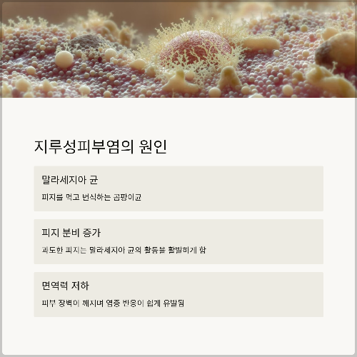 붉고 번들거리는 피부, 지루성피부염 완벽 정리