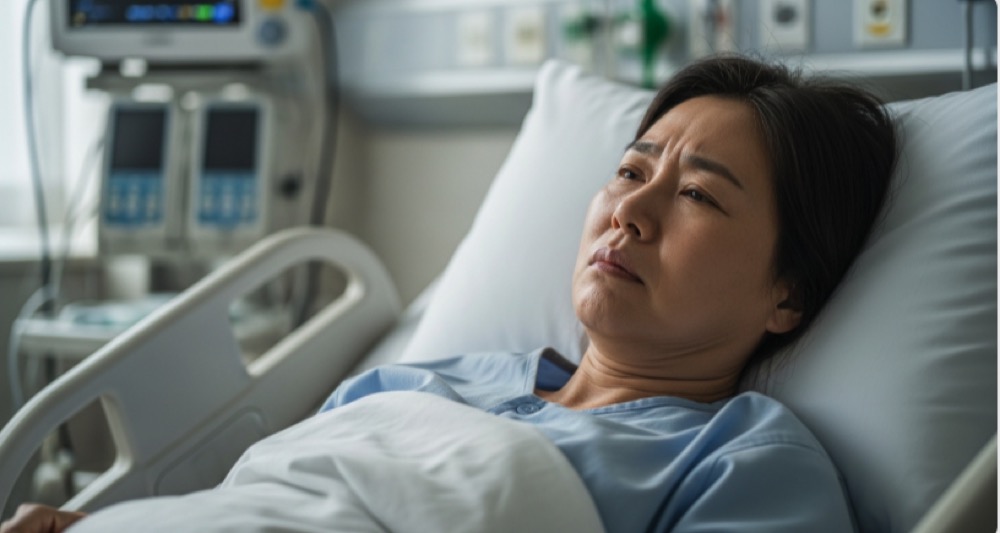 갑상선암 수술후 회복기간 초기 피로와 불편함을 느끼는 상태