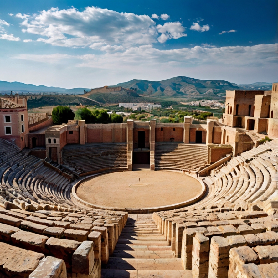 발렌시아 근교 여행지 사군토를 형상화한 이미지