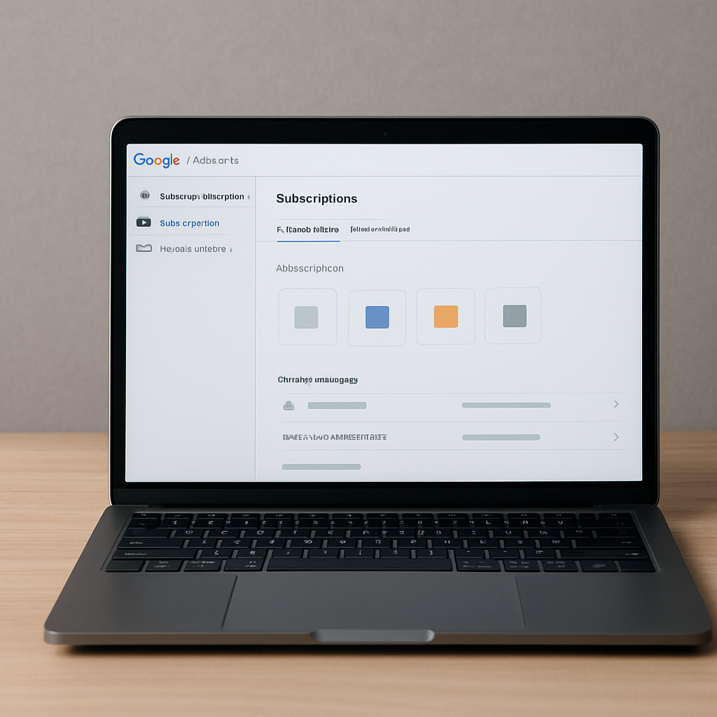 구글 구독 결제 설정 및 자동 갱신 관리 화면