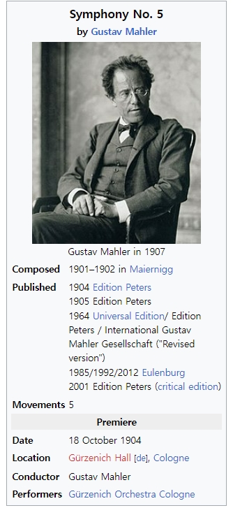 말러 교향곡 5번 4악장 아다지에토 VIDEO: Mahler Symphony No.5 IV. Adagietto, Karajan