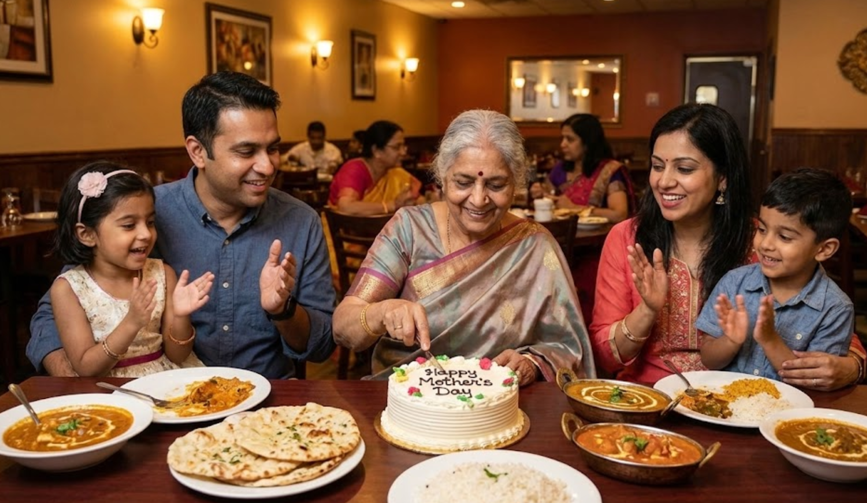 구글검색한 사진인데, 마더스데이에 식당에 가면 이런 테이블 좌우에 가득합니다.