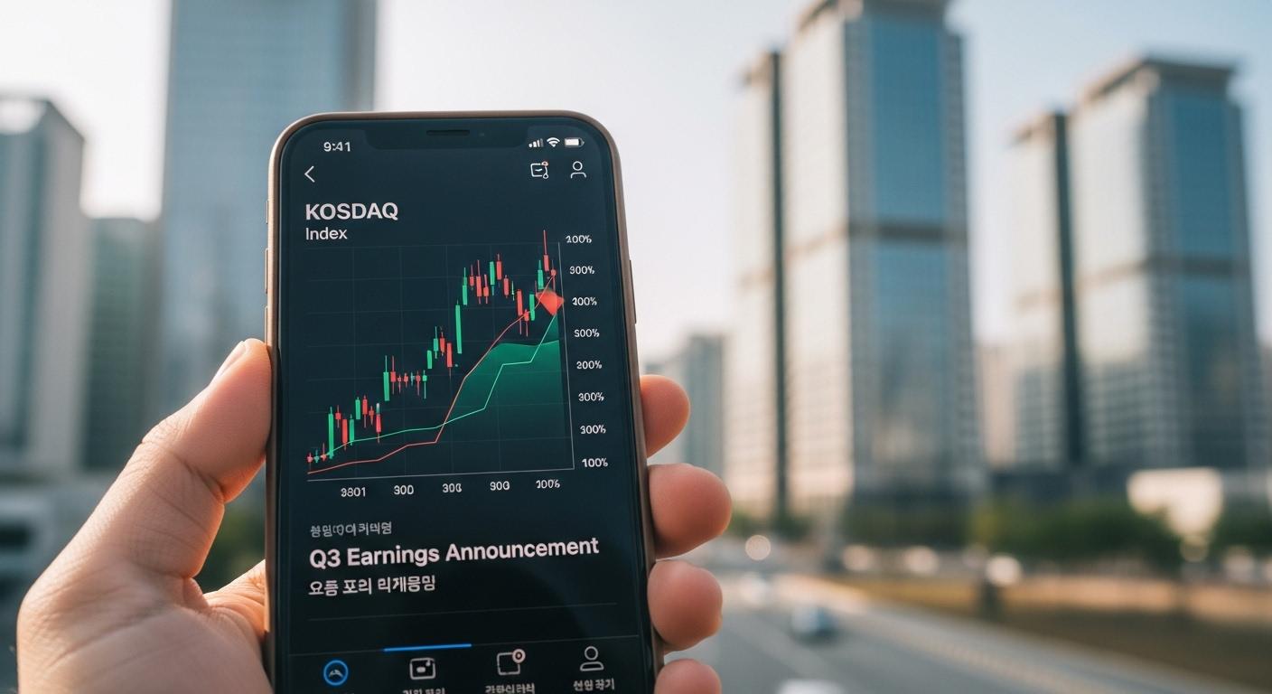 코스닥 3분기 실적발표