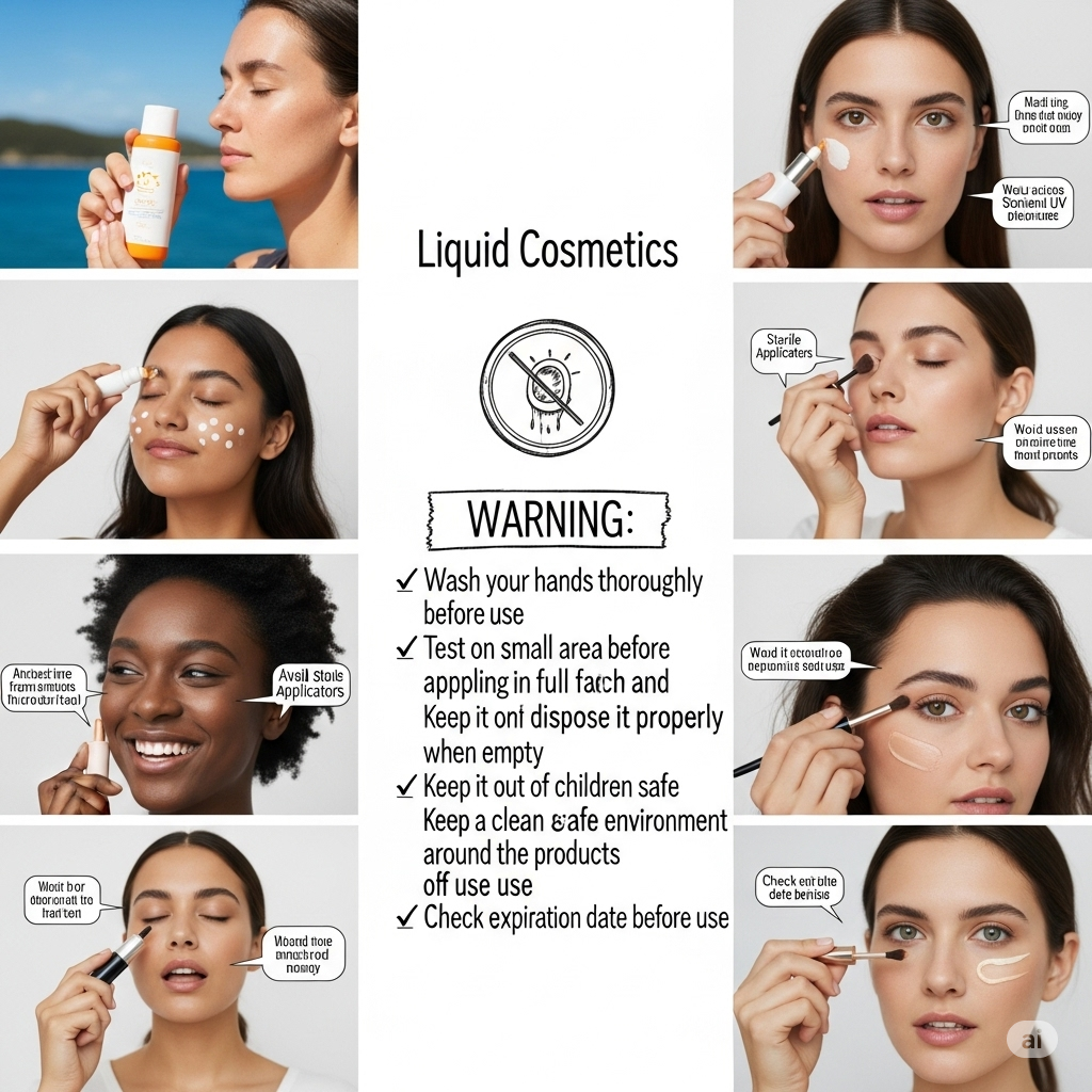 유형별 화장품 사용 시 주의사항