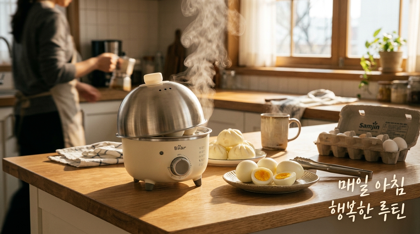 에그쿠커 없이 계란 삶기 실패 사례