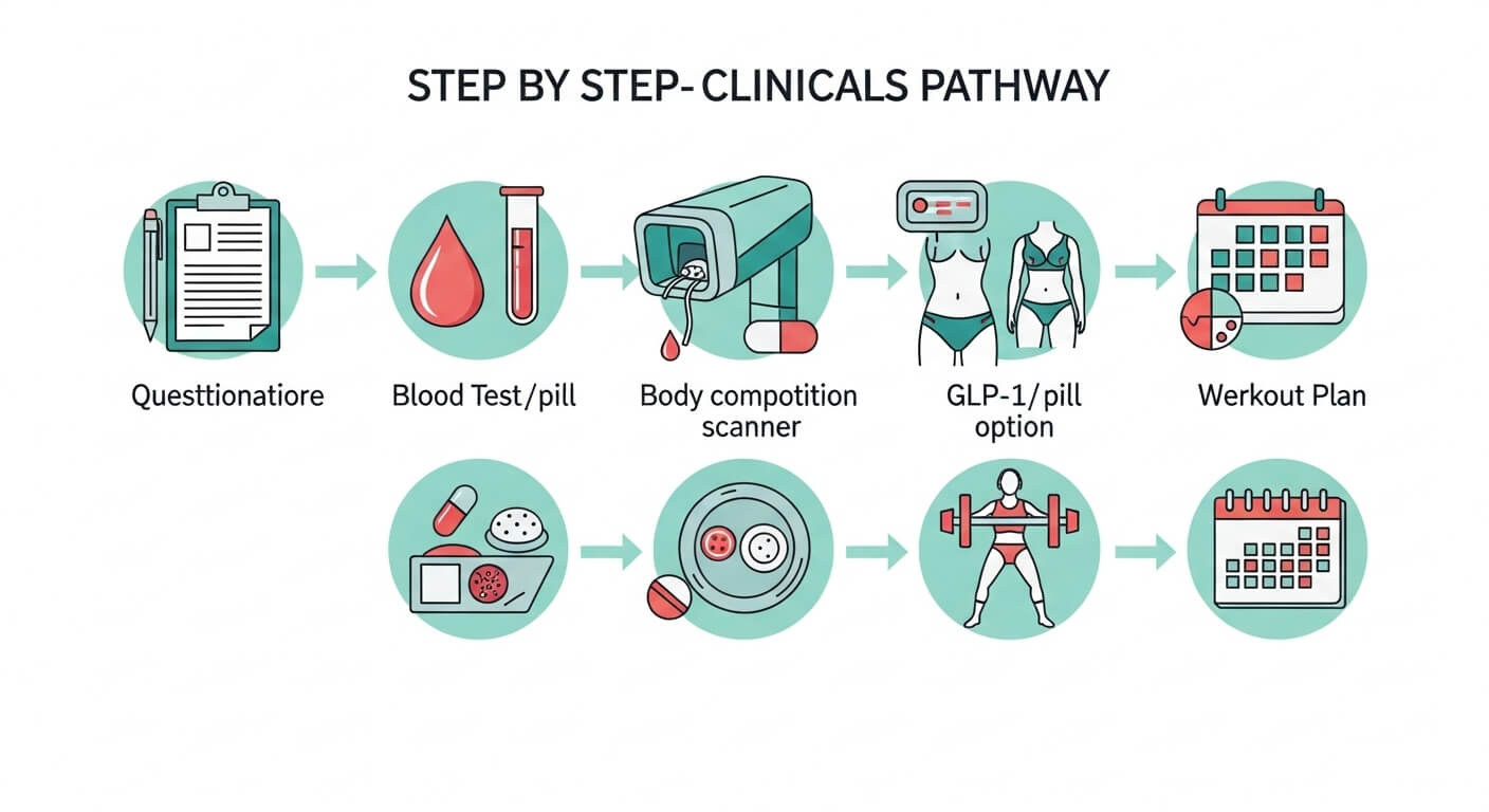 1. 병원 비만치료의 전반적인 프로세스