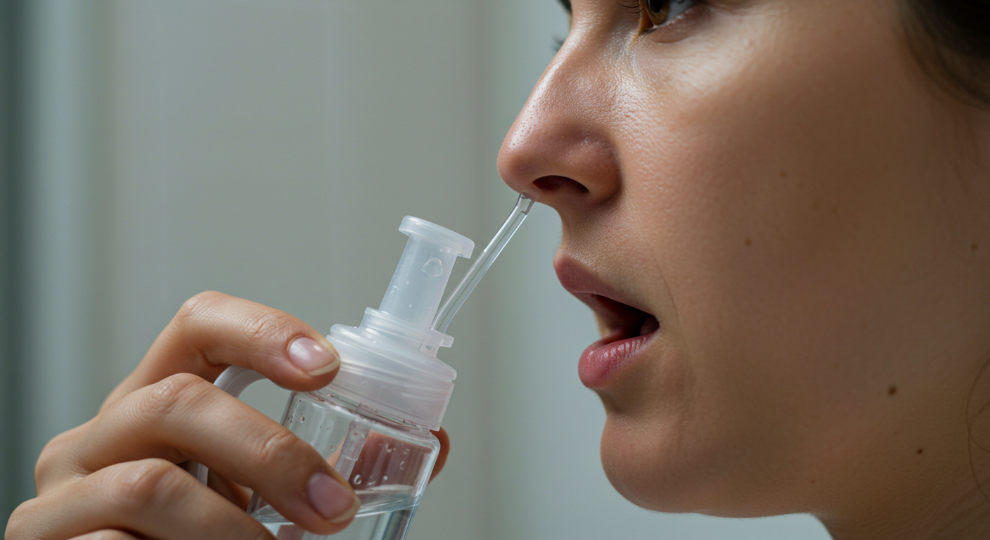 코 세척 (생리식염수)