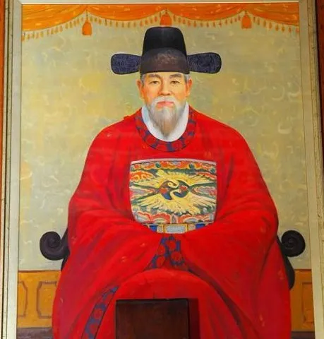 녹동서원에 봉안된 김충선의 초상