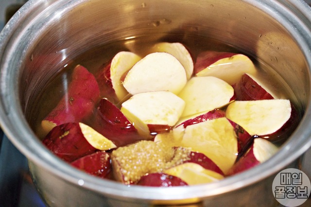 고구마 삶은 물 효능, 고구마 다이어트 방법 효과, 건강 팁줌 매일꿀정보