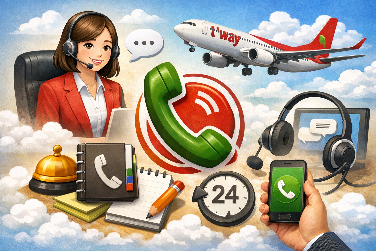 티웨이항공 고객센터 전화번호 총정리|상담사 연결·채팅 상담 가장 빠른 방법 관련 사진