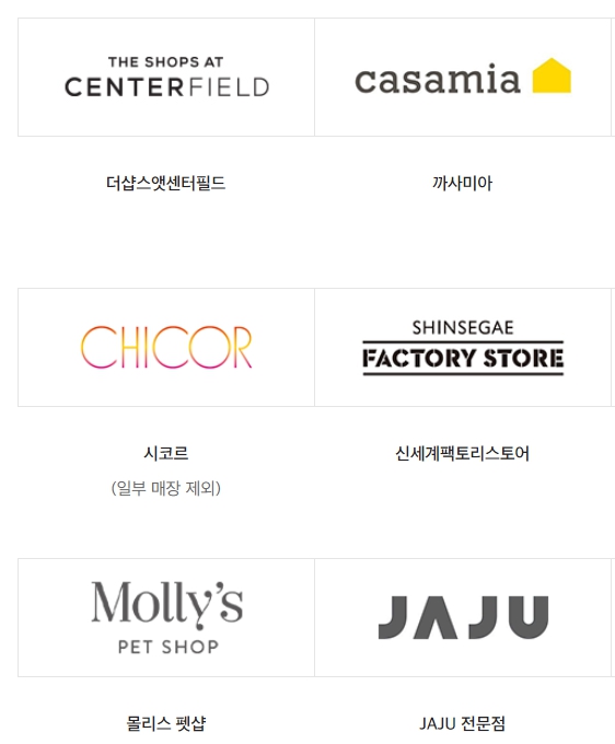 신세계상품권 사용처 호텔&amp;#44; 쇼핑&amp;#44; 외식 외 온라인&amp;#44; 오프라인 사용처 