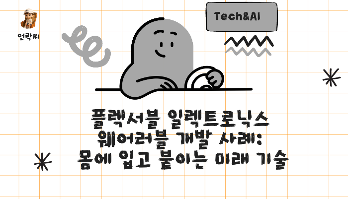 플렉서블 일렉트로닉스 웨어러블 개발 사례: 몸에 입고 붙이는 미래 기술