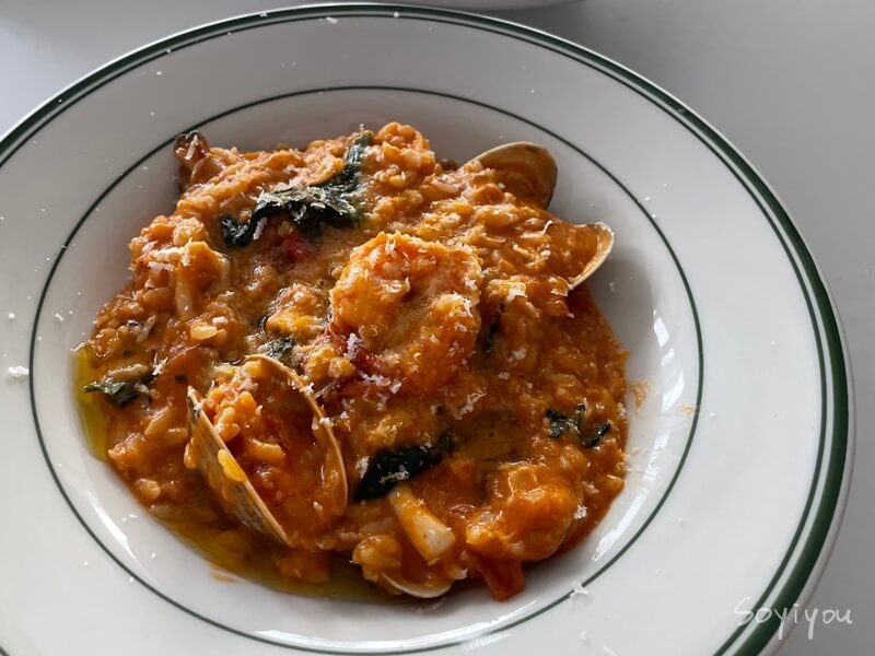 해산물-로제-리조또