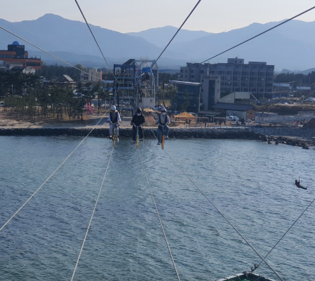  아라나비 바다하늘자전거