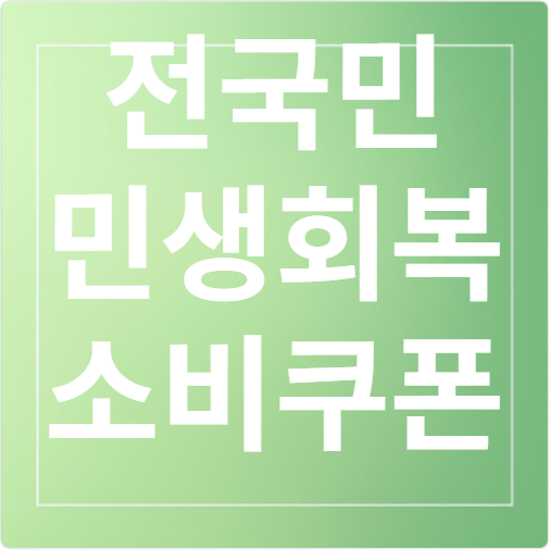 전국민 민생회복 소비쿠폰